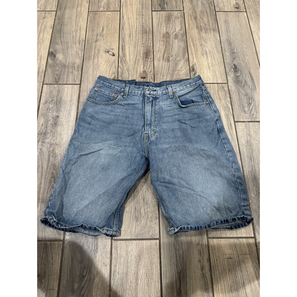 Levi's 569 Men's Loose Fit Denim Jean Shorts W36 Blue Casual Summer